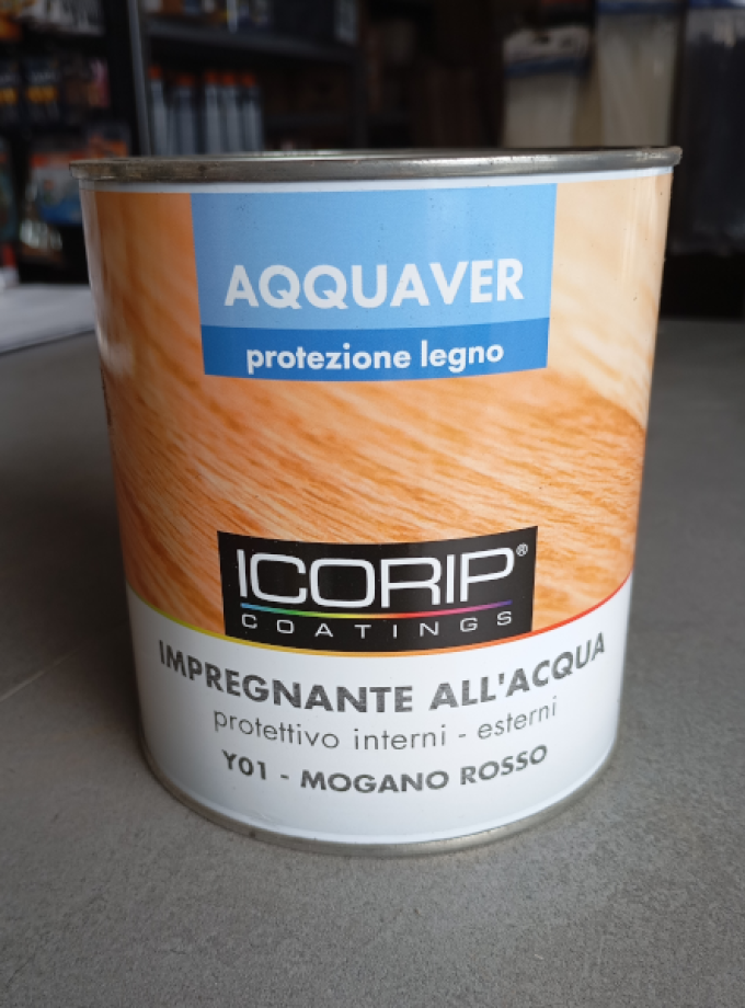 IMPREGNANTE ALL'ACQUA COLORE MOGANO ROSSO 0,75 L