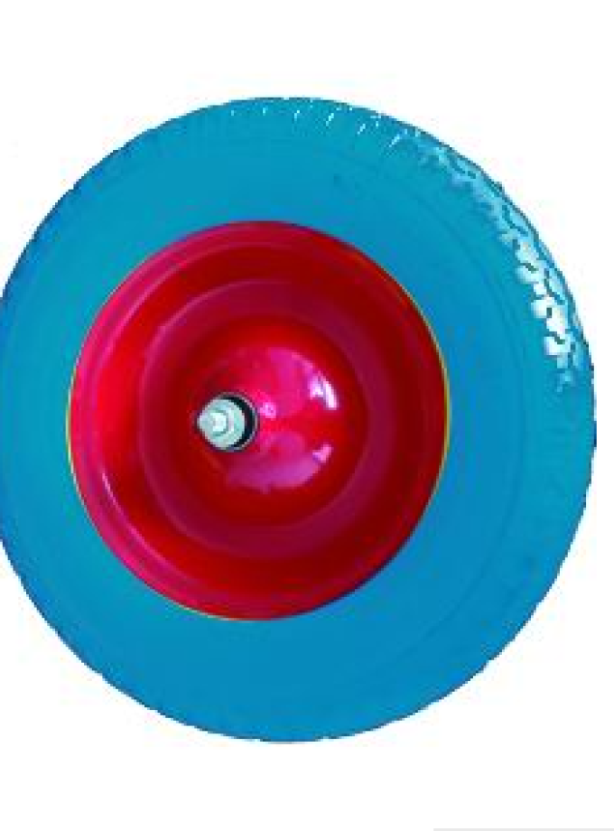 RUOTA PER CARRIOLA VIGOR SCHIUMA PERNO 17 CM