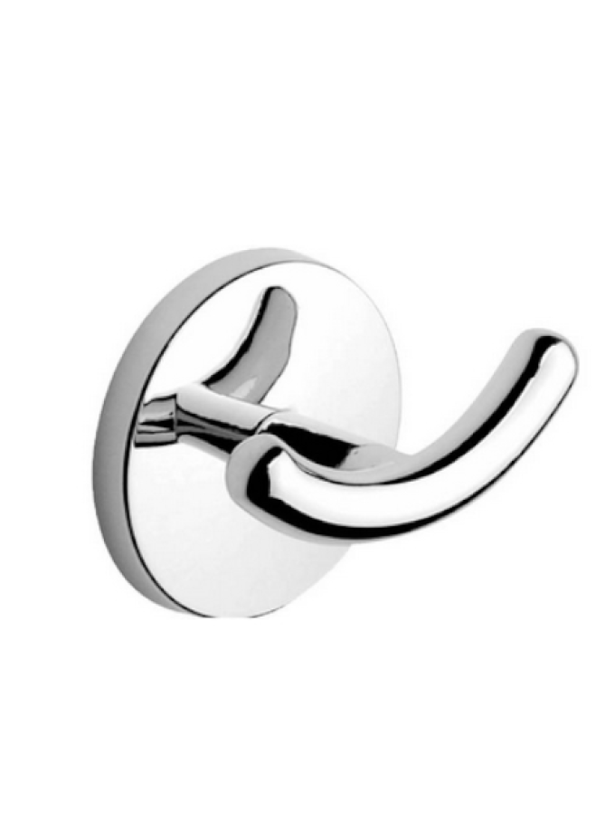 APPENDINO SINGOLO CROMO CON DUE GANCI METAFORM