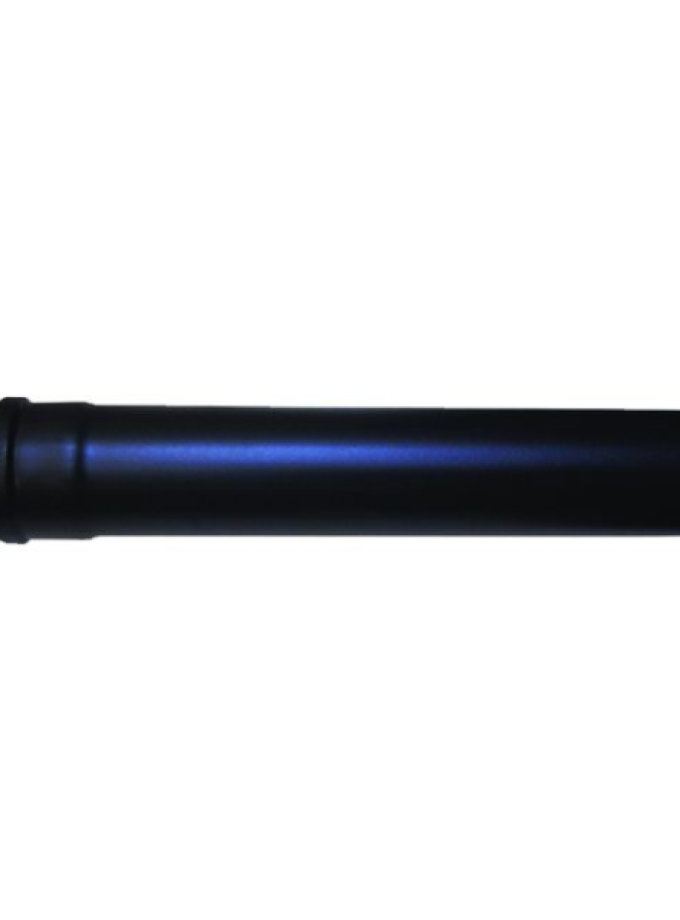 TUBI SMALBO SMALTATI PELLET TELESCOPICO NERO OPACO D.8 CM   94-165CM