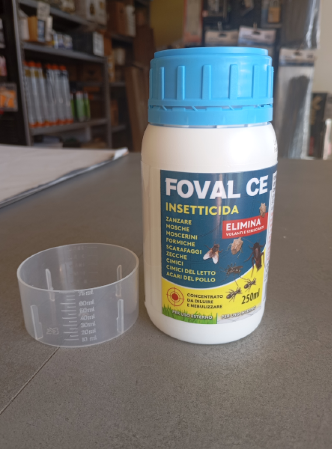 INSETTICIDA CONCENTRATO FOVAL PER ZANZARE ML 250