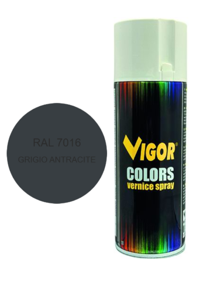 VERNICE SPRAY VIGOR 400 ml RAL 7016 GRIGIO ANTRACITE