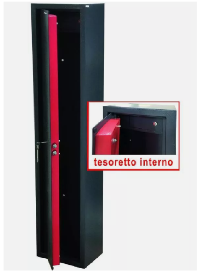 ARMADIO PORTAFUCILI 5 POSTI VIGOR