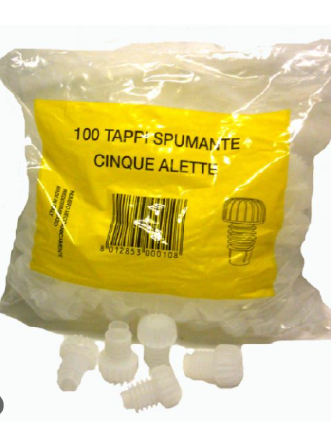 TAPPI SPUMANTE CINQUE ALETTE CONF. 100 PZ