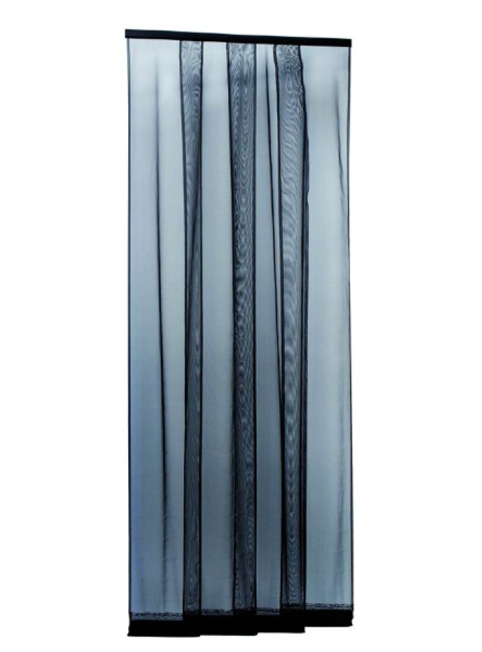 ZANZARIERA A STRISCE NERA VIGOR 100X250 CM