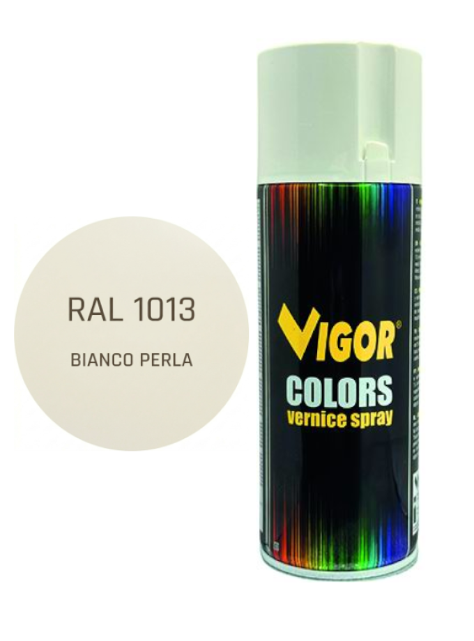 VERNICE SPRAY VIGOR 400 ml RAL 9013 BIANCO PERLA