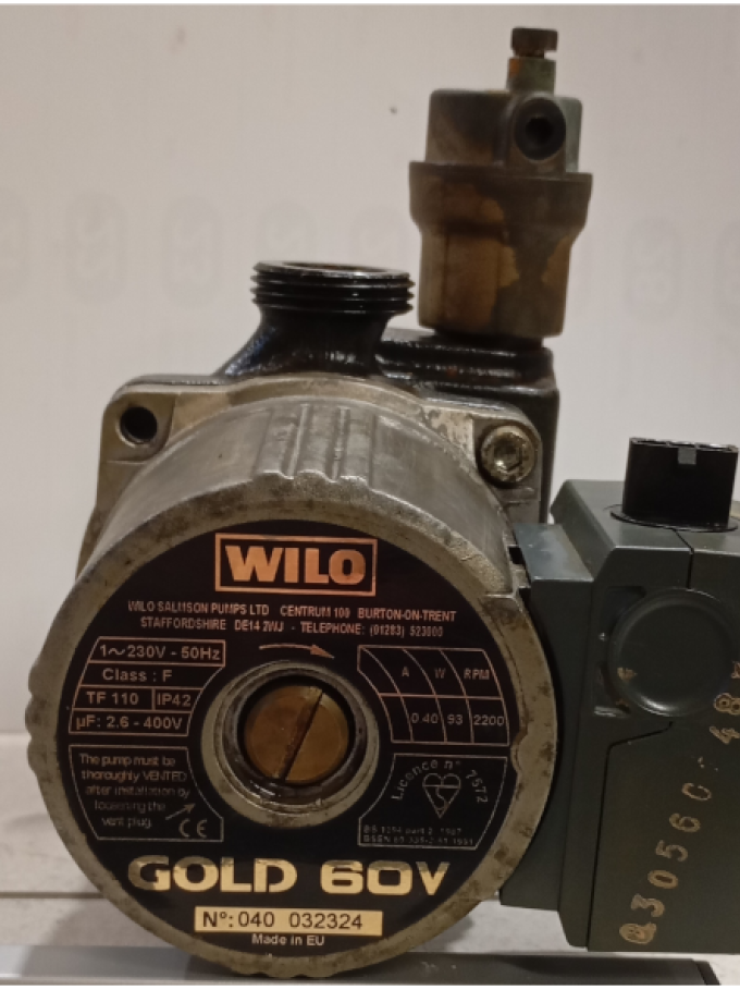 RICAMBIO CALDAIA - POMPA WILO GOLD 60 V 996614