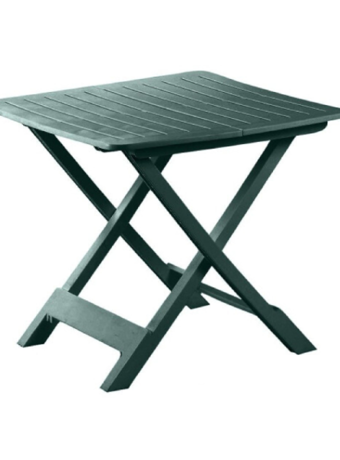 TAVOLO PIEGHEVOLE VERDE TEVERE 79X72X70H