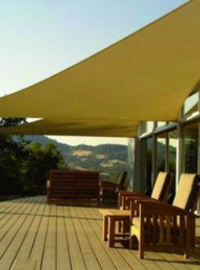 RETE PARASOLE TRIANGOLARE EMILY BEIGE