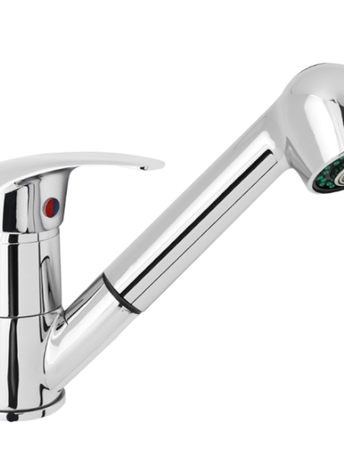 MISCELATORE LAVELLO CUCINA CON DOCCETTA ESTRAIBILE