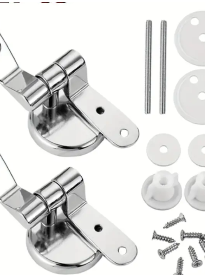 CERNIERE PER SEDILE WC CROMATE LUCIDE