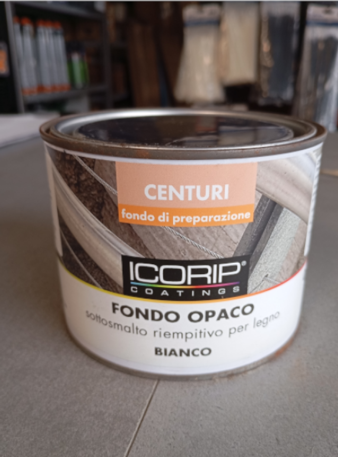 FONDO OPACO BIANCO - RIEMPITIVO PER LEGNO 0,5 L