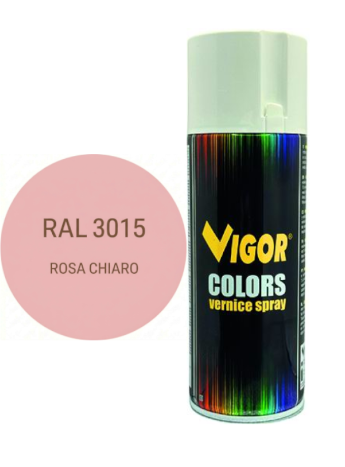 VERNICE SPRAY VIGOR 400 ml RAL 3015 ROSA CHIARO