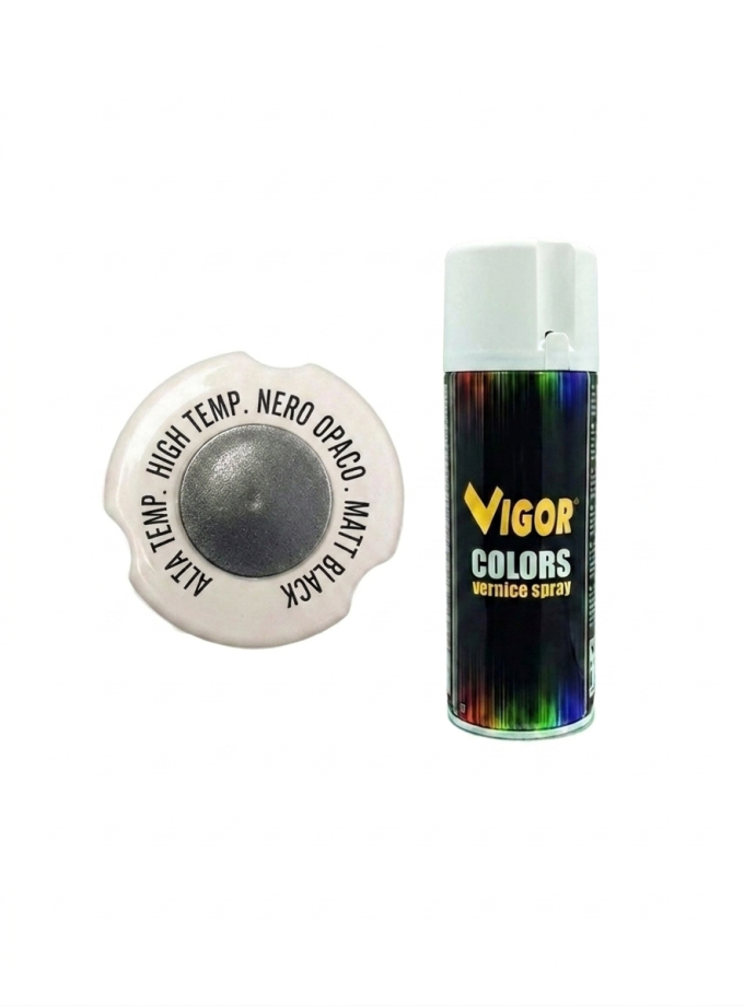 VERNICI SPRAY VIGOR H.TEMP.400°C NERO OPACO 400 ML
