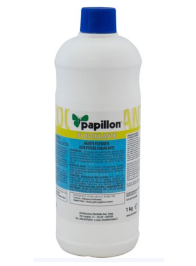 FLOCCULANTE LIQUIDO PAPILLON P/PISCINE 1 kg