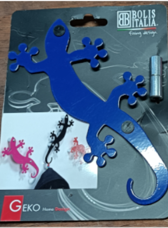 APPENDIABITI GEKO ACCIAIO VERNICIATO BLU