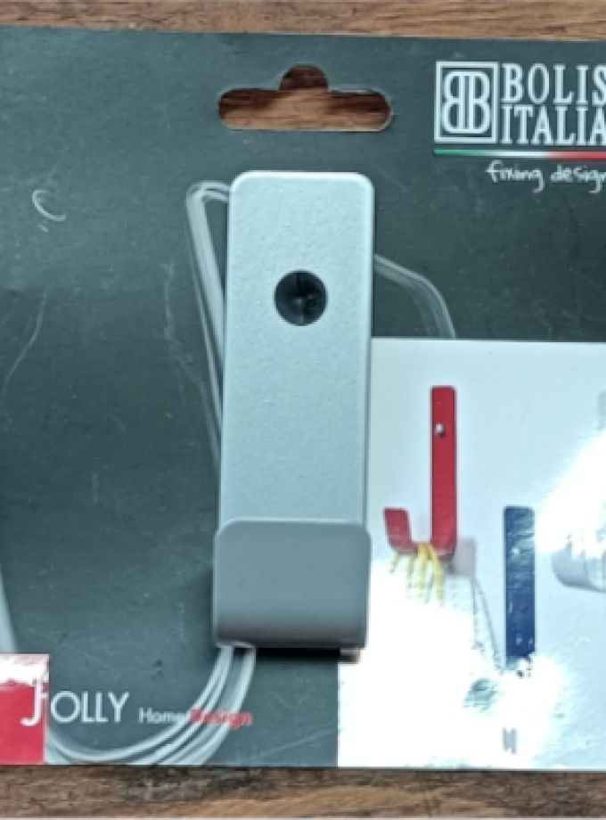 APPENDIABITI GANCIO ACCIAIO VERNICIATO GRIGIO