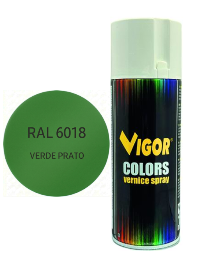 VERNICE SPRAY VIGOR 400 ml RAL 6018 VERDE PRATO