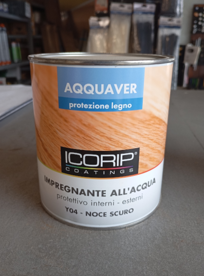 IMPREGNANTE ALL'ACQUA COLORE NOCE SCURO 0,75 L