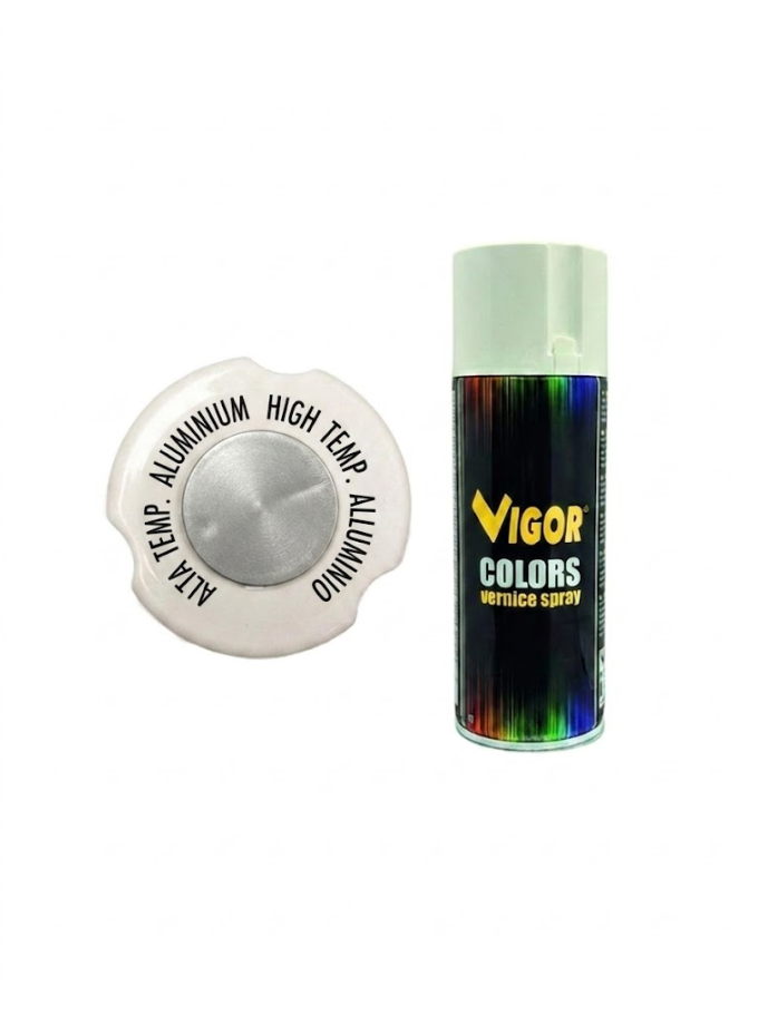 VERNICI SPRAY VIGOR H.TEMP.400°C ALLUM. 400 ML