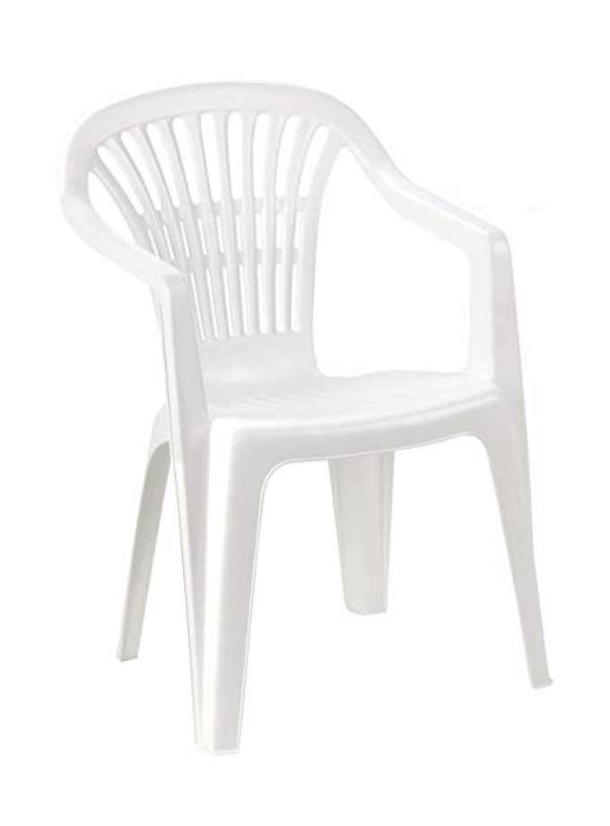SEDIA MONOBLOCCO SCILLA LEGGERA BIANCA