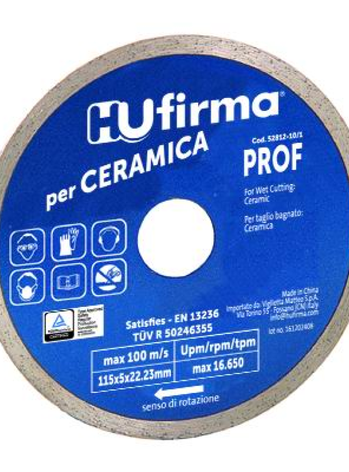 DISCHI DIAMANTATI HU-FIRMA BLU CERAMICA
