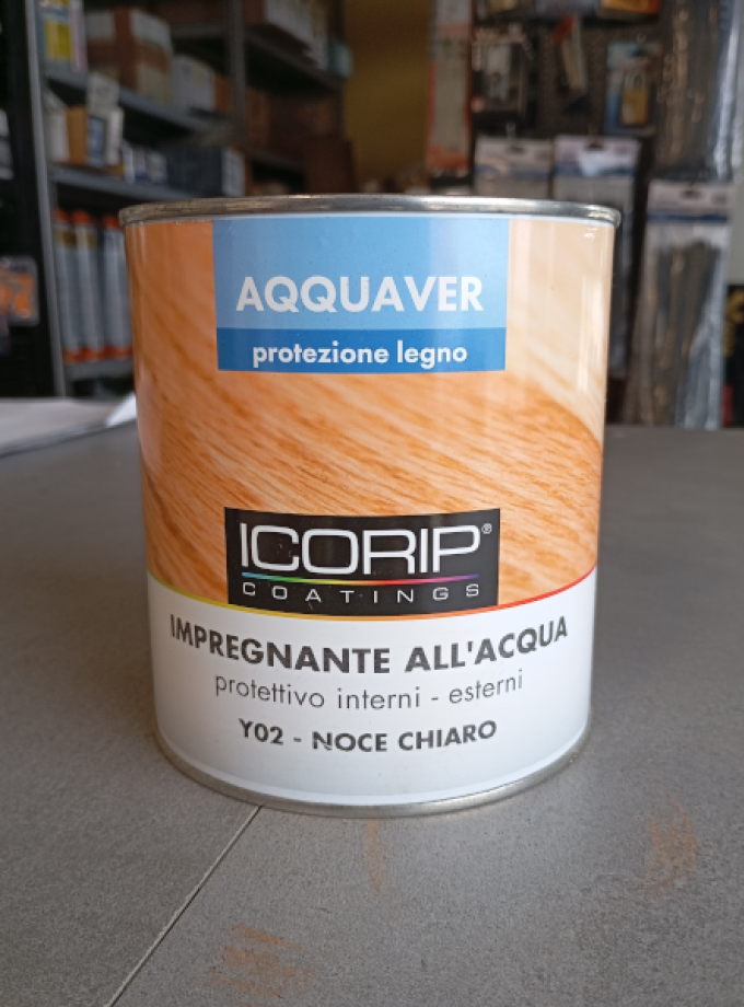 IMPREGNANTE ALL'ACQUA COLORE NOCE CHIARO 0,75 L