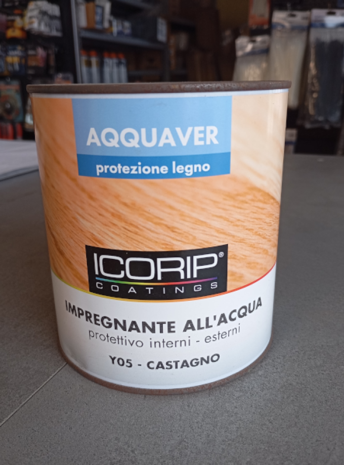 IMPREGNANTE ALL'ACQUA COLORE CASTAGNO 0,75 L