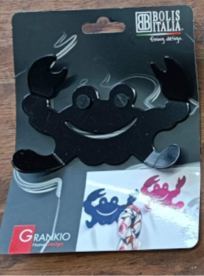 APPENDIABITI GRANKIO ACCIAIO VERNICIATO NERO