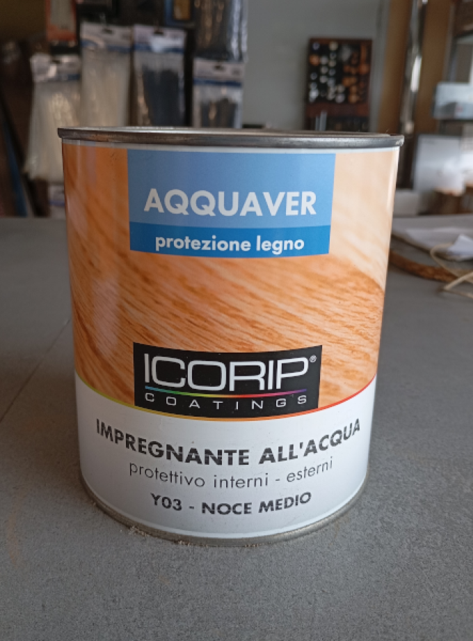 IMPREGNANTE ALL'ACQUA COLORE NOCE MEDIO 0,75 L