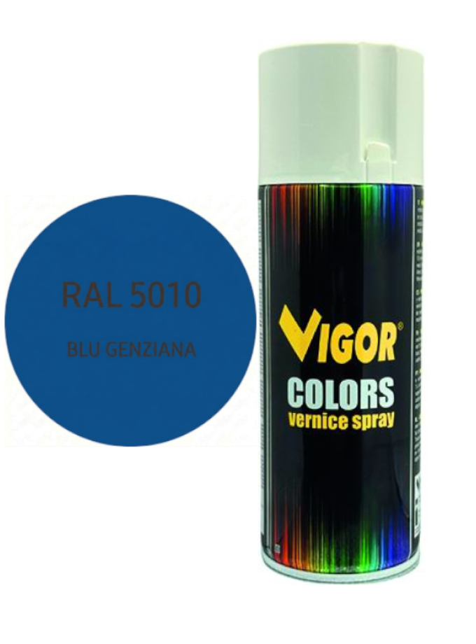 VERNICE SPRAY VIGOR 400 ml RAL 5010 BLU GENZIANA