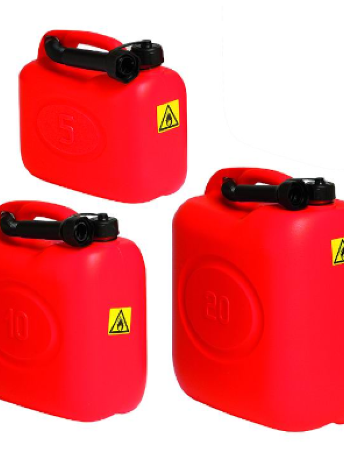 TANICHE PLASTICA ROSSA 5 LT