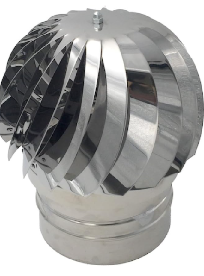 CAPPELLO EOLICO - COMIGNOLO GIREVOLE ACCIAIO D. 25