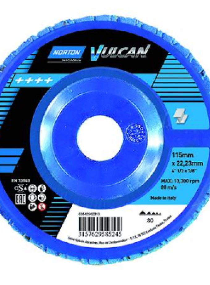 DISCHI A LAMELLE NORTON NYLON R-842 GRANA 80