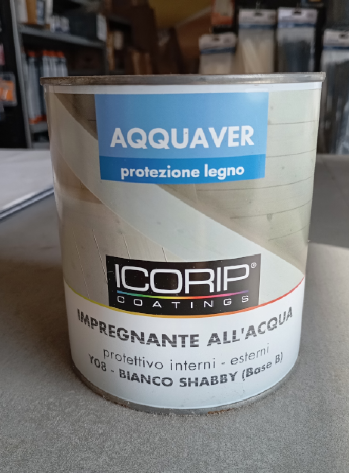 IMPREGNANTE ALL'ACQUA COLORE BIANCO SHABBY 0,75 L